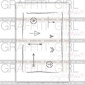 Pochoir Flèches à gogo
