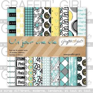 Bloc Papiers 15×15 Un jour une vie