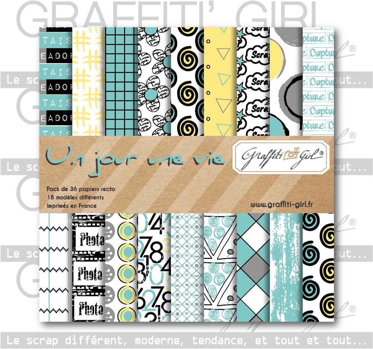 Bloc Papiers 15×15 Un jour une vie – Image 2