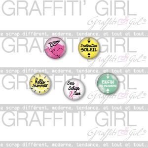 Badges Sous les tropiques