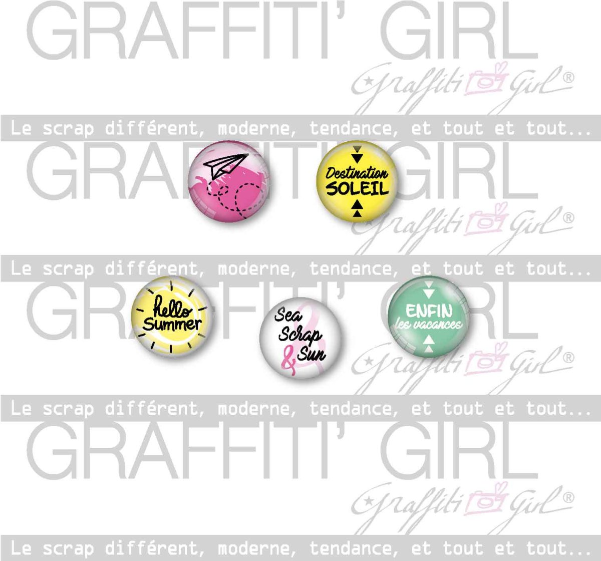 Badges Sous les tropiques – Image 2