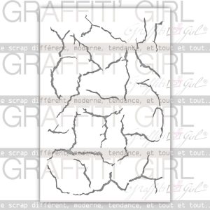 Pochoir Fissures