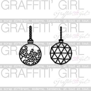 Matrices Dies Boules de Noël