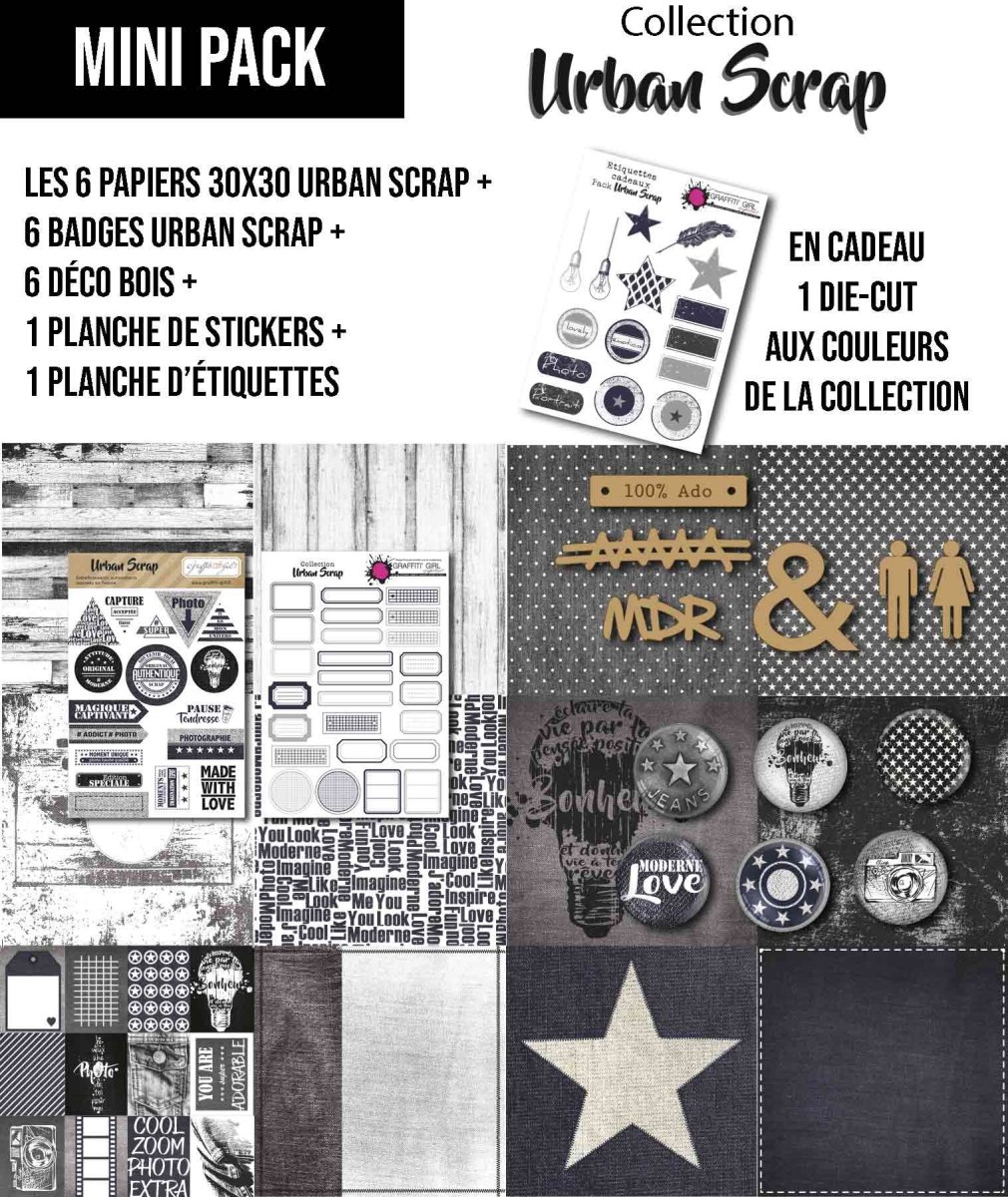 Mini Pack Urban Scrap