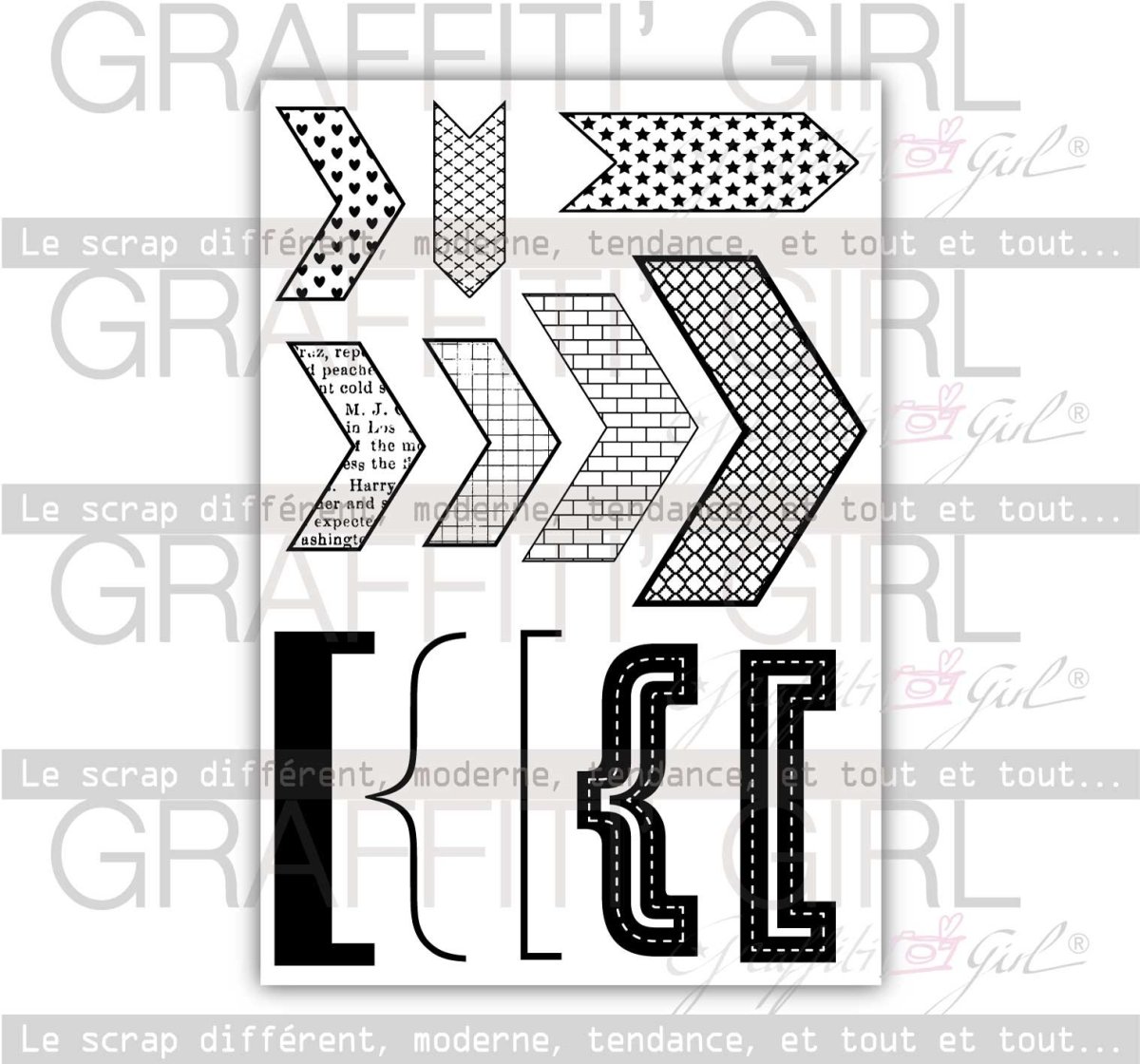 Tampons Transparents Chevrons – Image 3