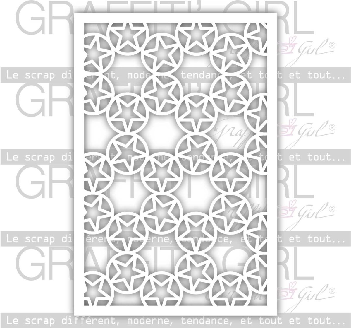 Pochoir Ronds étoilés