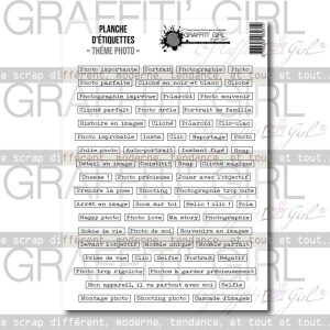 Die-cut thème Photo