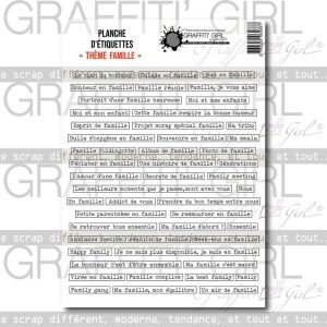 Die-cut thème Famille