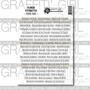 Die-cut thème Noël