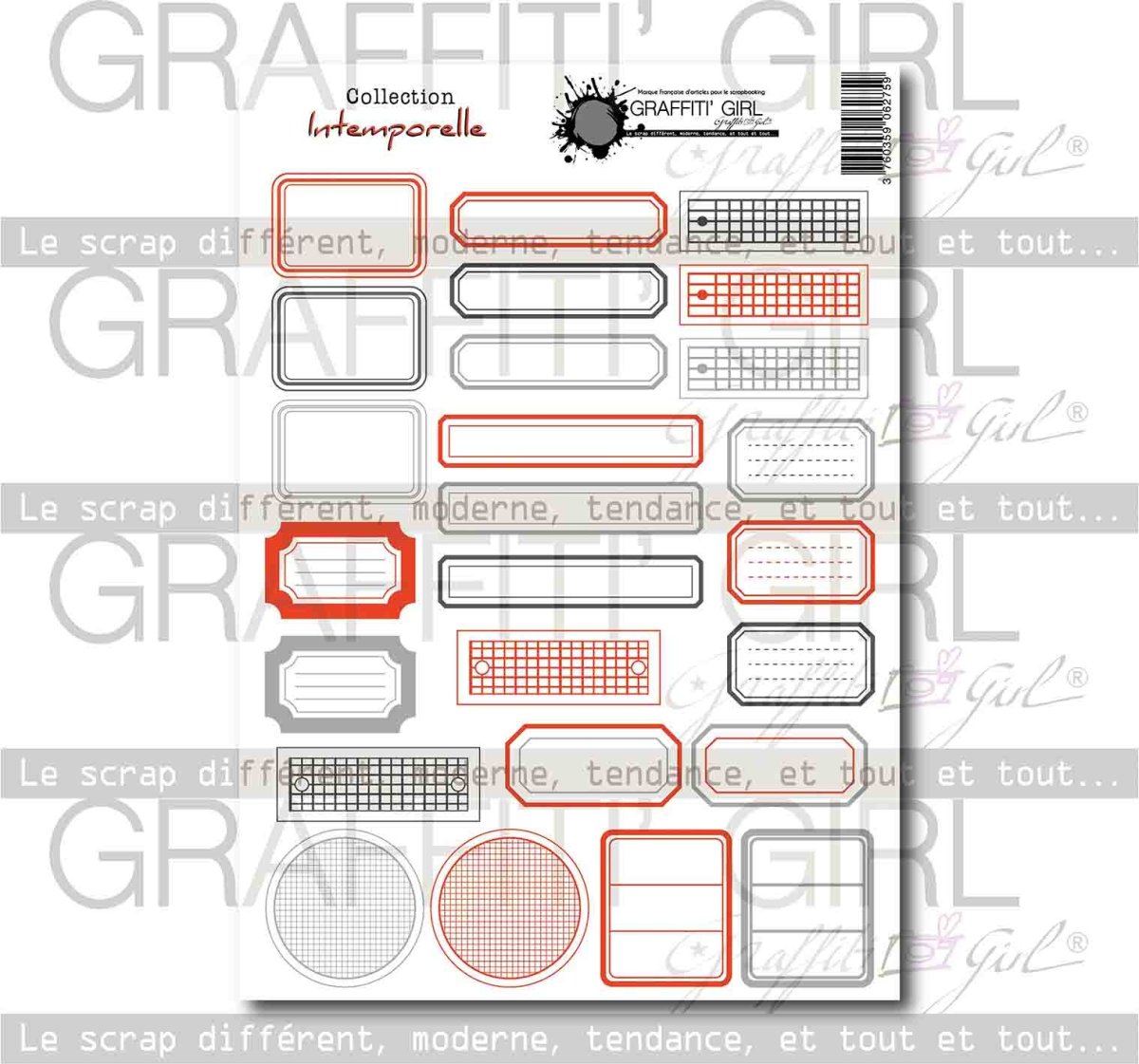 Die-cut étiquettes Intemporelle – Image 2