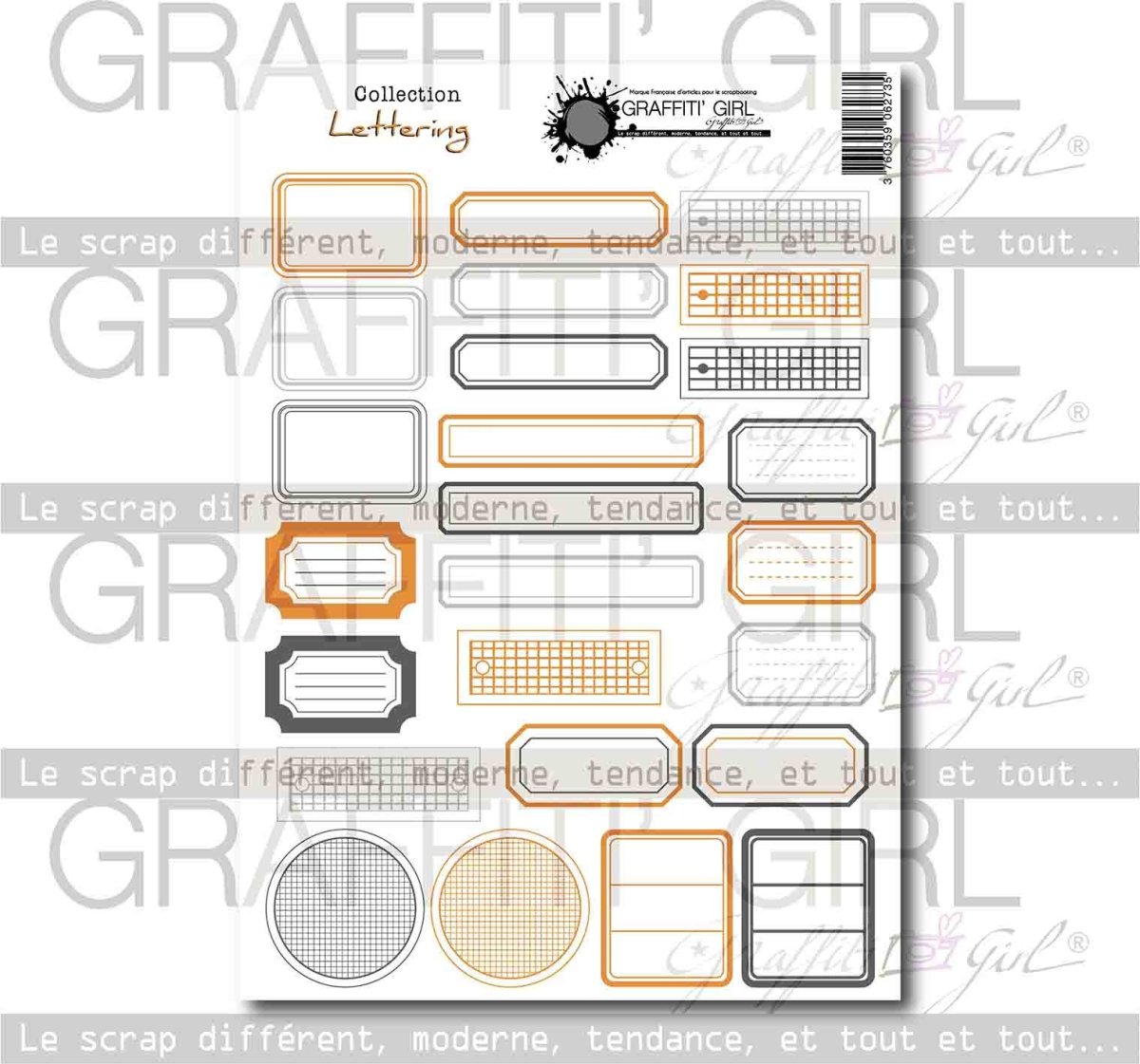 Die-cut étiquettes Lettering – Image 2