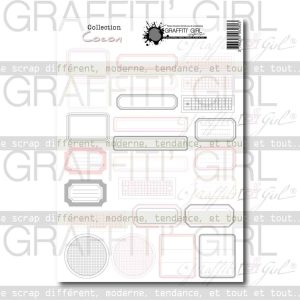 Die-cut étiquettes Cocon