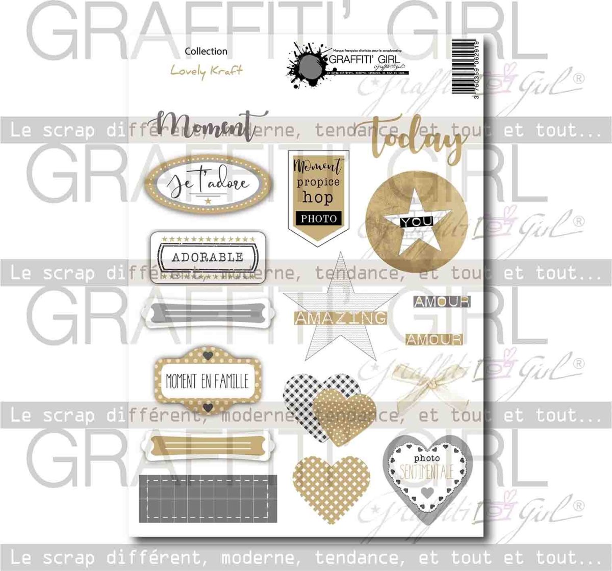 Die-cut Lovely Kraft – Image 2