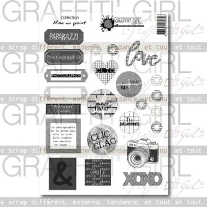 Die-cut Mise au point