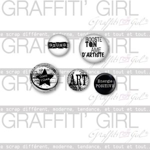 Badges Paint Attitude