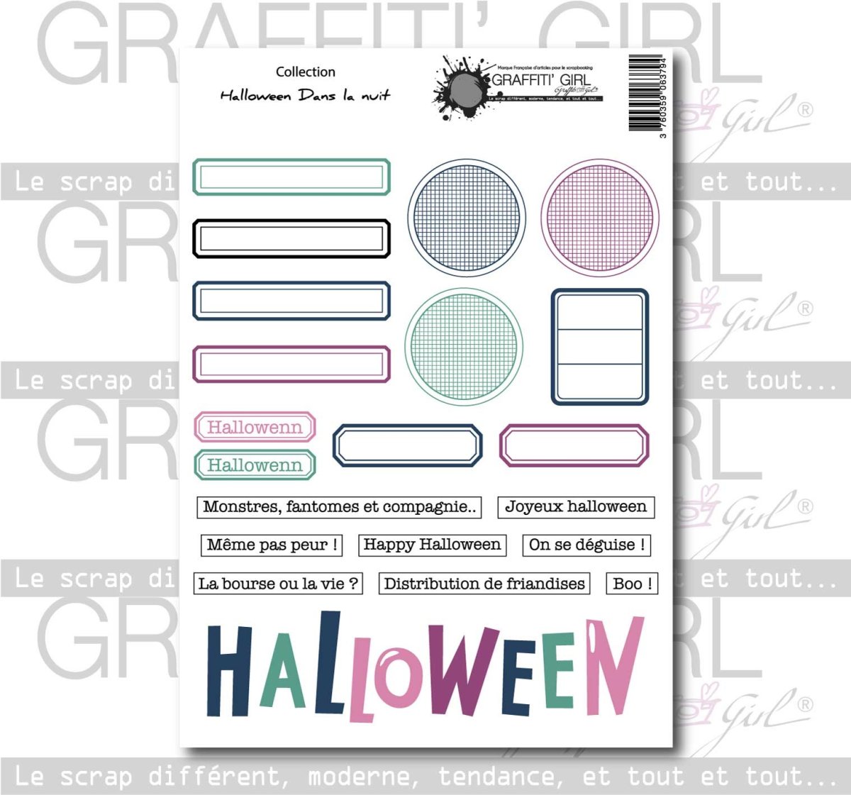 Die-cut étiquettes Halloween – Image 2