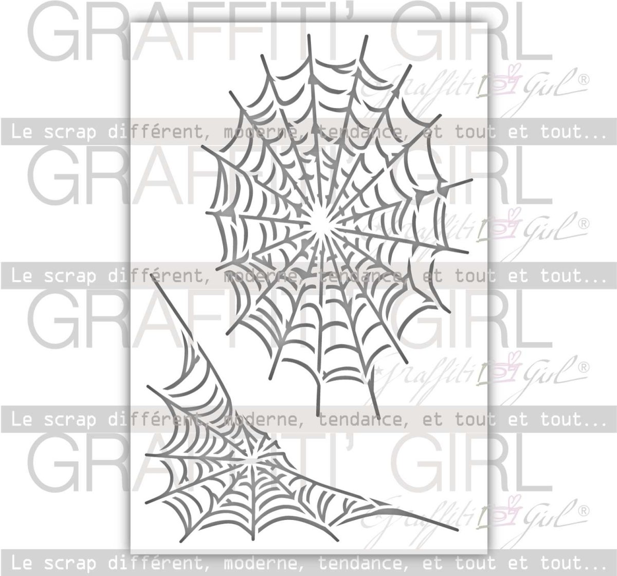 Pochoir Toile d’araignée