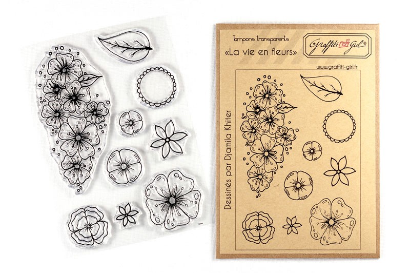 Tampons Transparents La vie en fleurs – Image 4