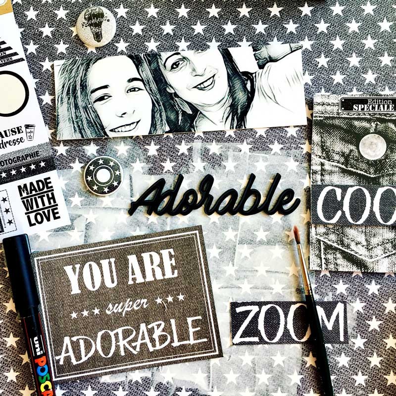 Lot de 6 papiers 30×30 Urban Scrap – Image 3