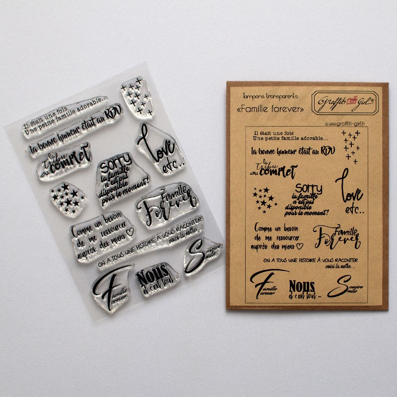 Tampons Transparents Famille forever – Image 4