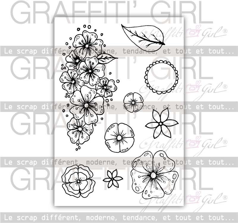 Tampons Transparents La vie en fleurs – Image 3