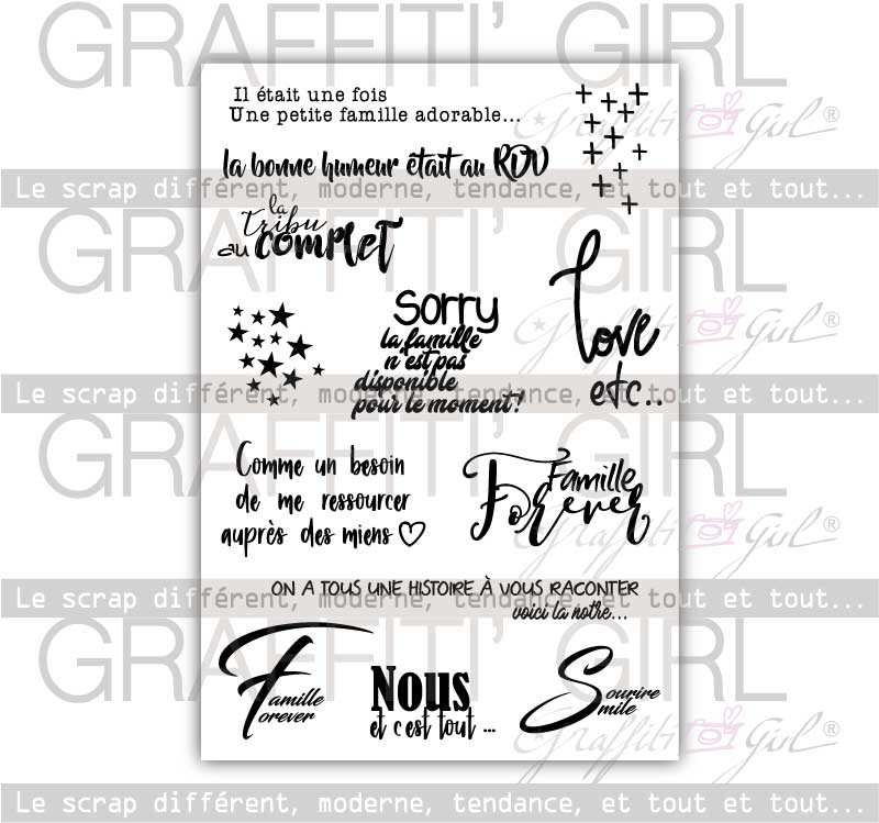 Tampons Transparents Famille forever – Image 3