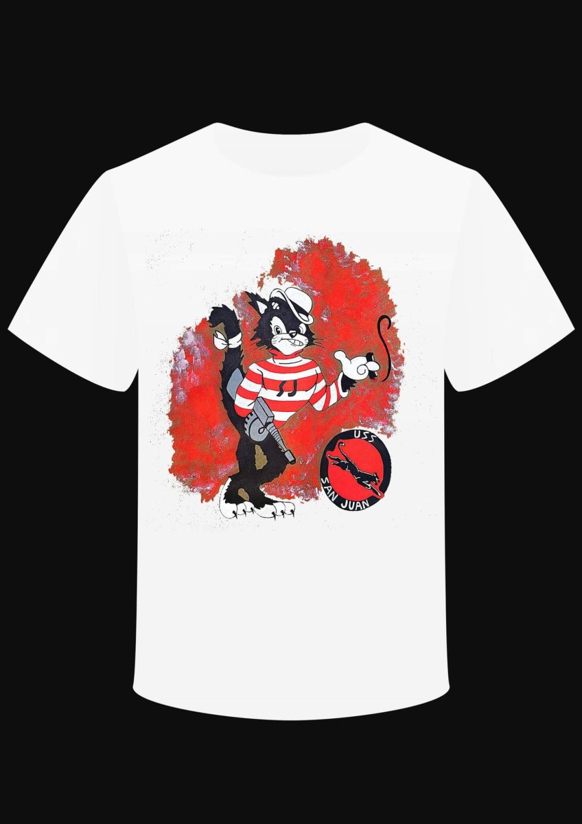 T-shirt "The Panther stripes USS San Juan CL-54"