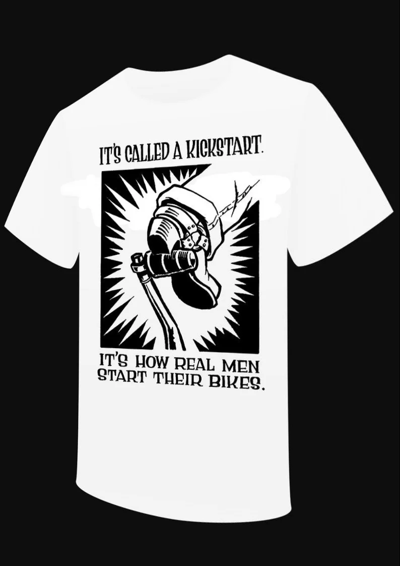 T-shirt "Kickstart" bike – Image 6