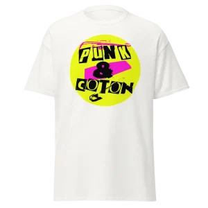 T-shirt PUNK and COTON original WHITE
