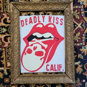 Backpatch  "Deadly Kiss Calif."
