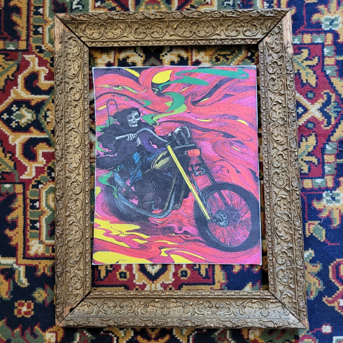 Backpatch "Chopper Skull Psychedelic" – Image 2