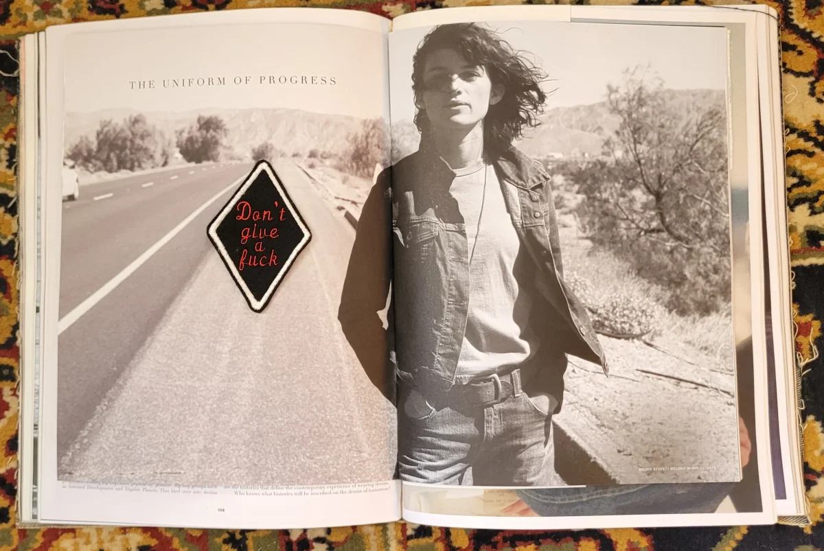 Patch Brodé "Don't give a fuck" (Losange) version black – Image 6