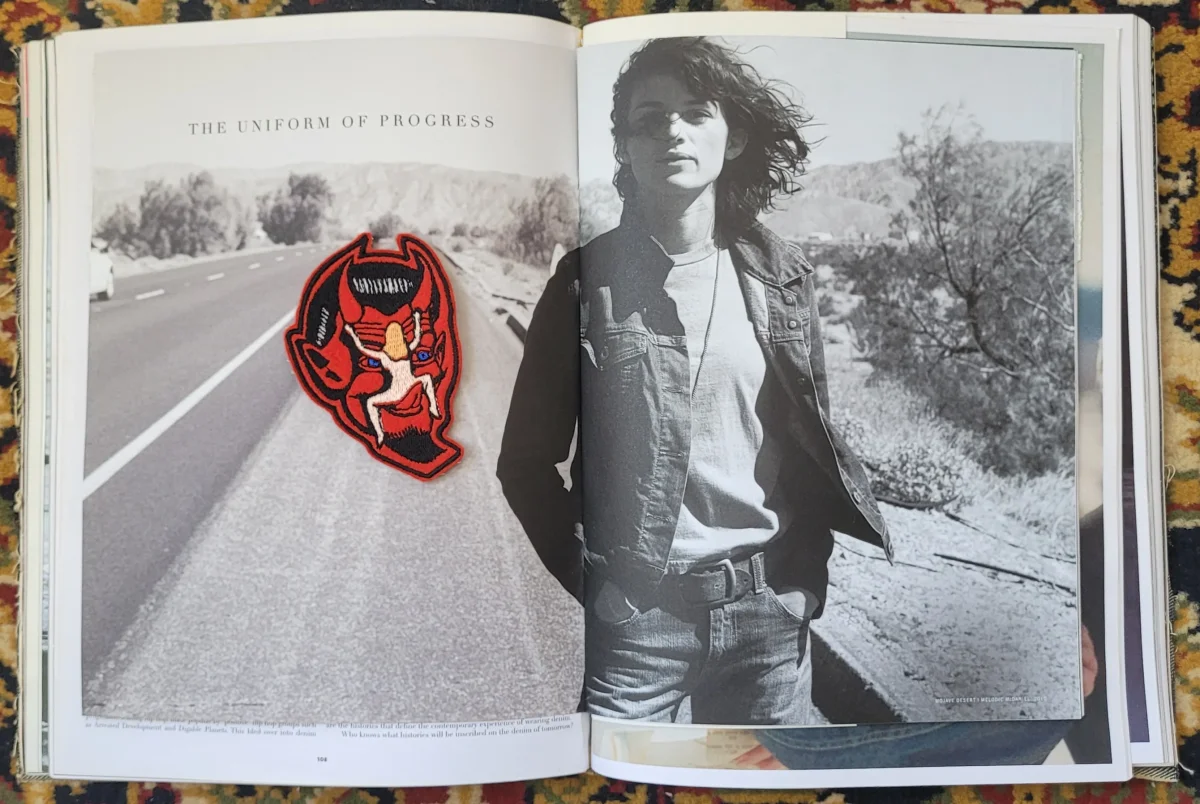 Patch Brodé" Woman on devil's tong" – Image 7