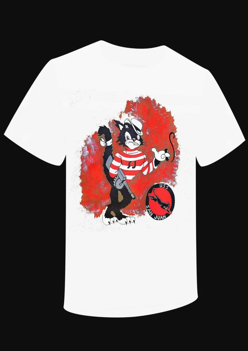 T-shirt "The Panther stripes USS San Juan CL-54" – Image 5