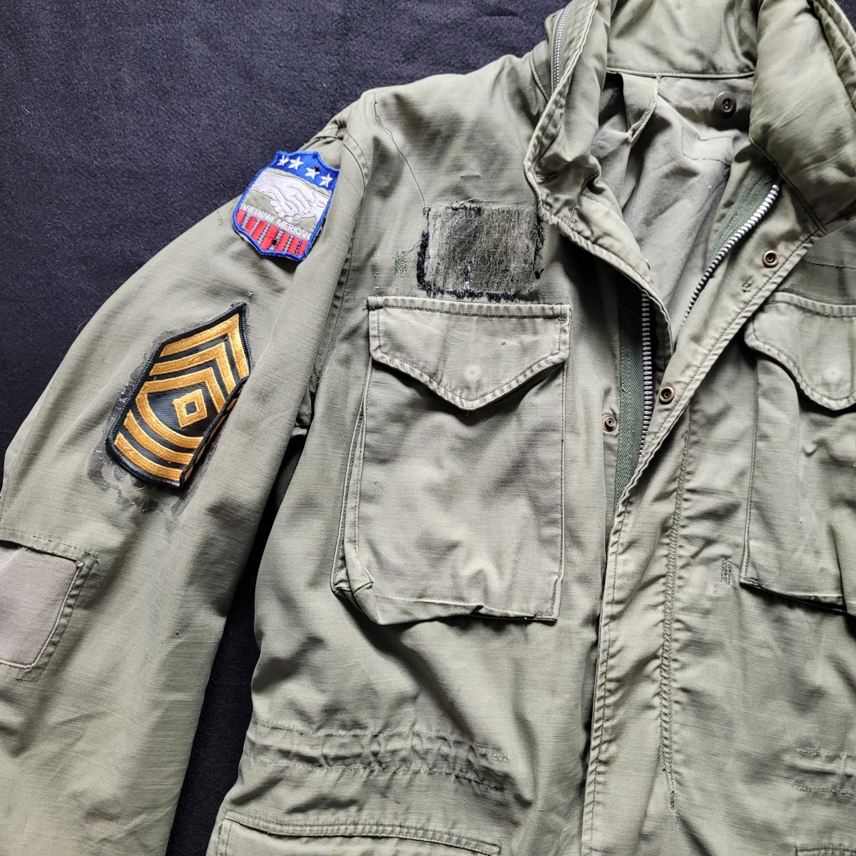 M-1965 FIELD JACKET early VIETNAM – Image 4