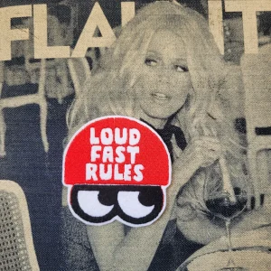Patch Brodé "Loud Fast Rules Eyes"