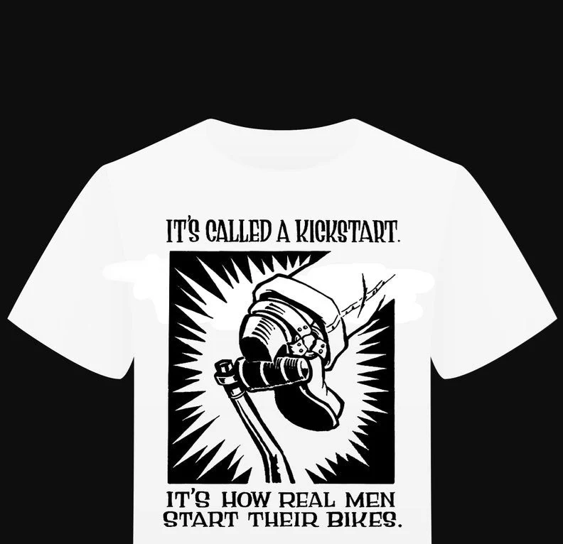 T-shirt "Kickstart" bike – Image 3