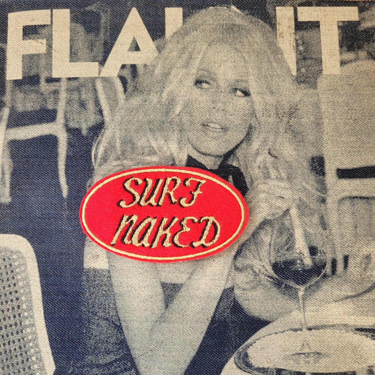 Patch Brodé "Surf Naked"