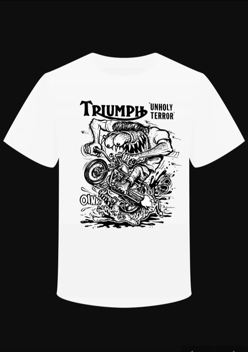T-Shirt "Unholy Terror Triumph "Hommage à Ed Roth – Image 2