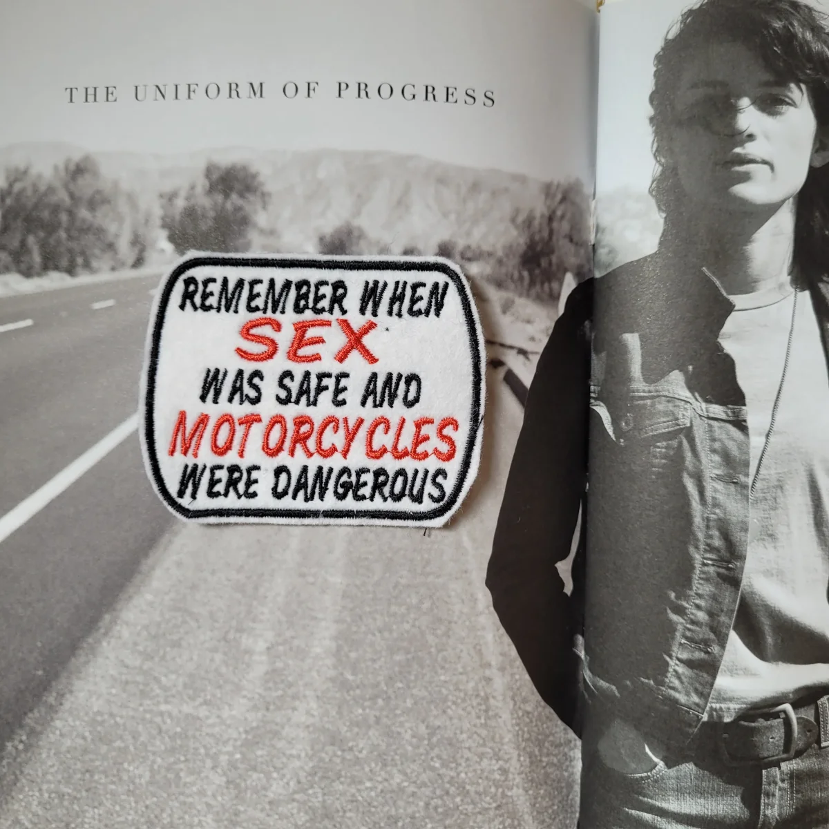 Patch Brodé "When Sex Was Safe and Motorcycles were Dangerous" – Image 5