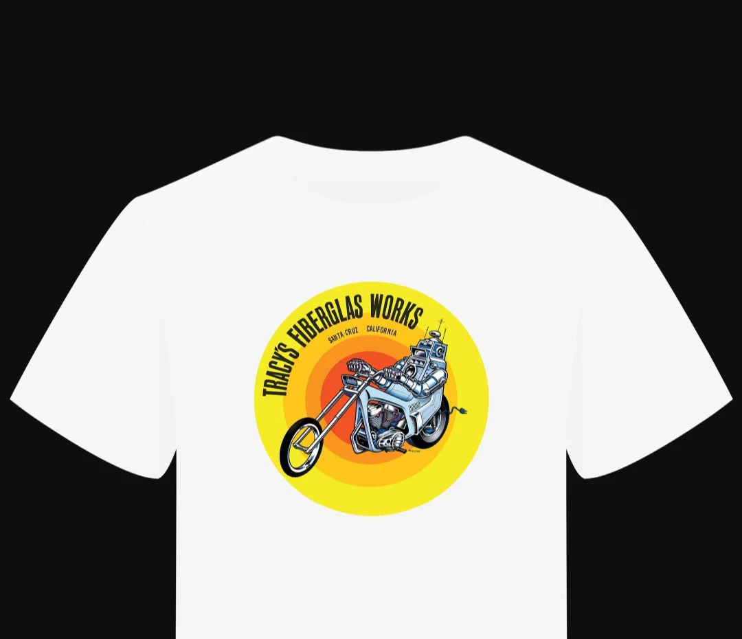 T-shirt "Tracy's fiberglass work 70's" – Image 3
