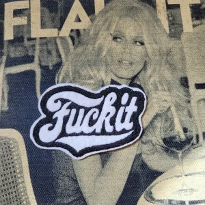 Patch brodé "Fuck It"  grand modele