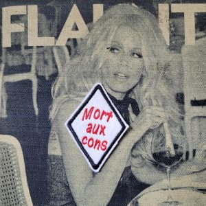 Patch Brodé "Morts aux Cons" ( Losange)