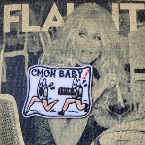 Patch brodé "C'mon baby!" Boulon / Écrou