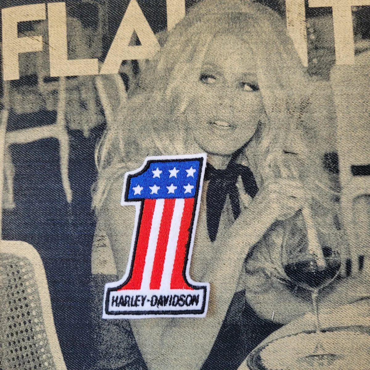 Patch Brodé "Number One Harley" – Image 2
