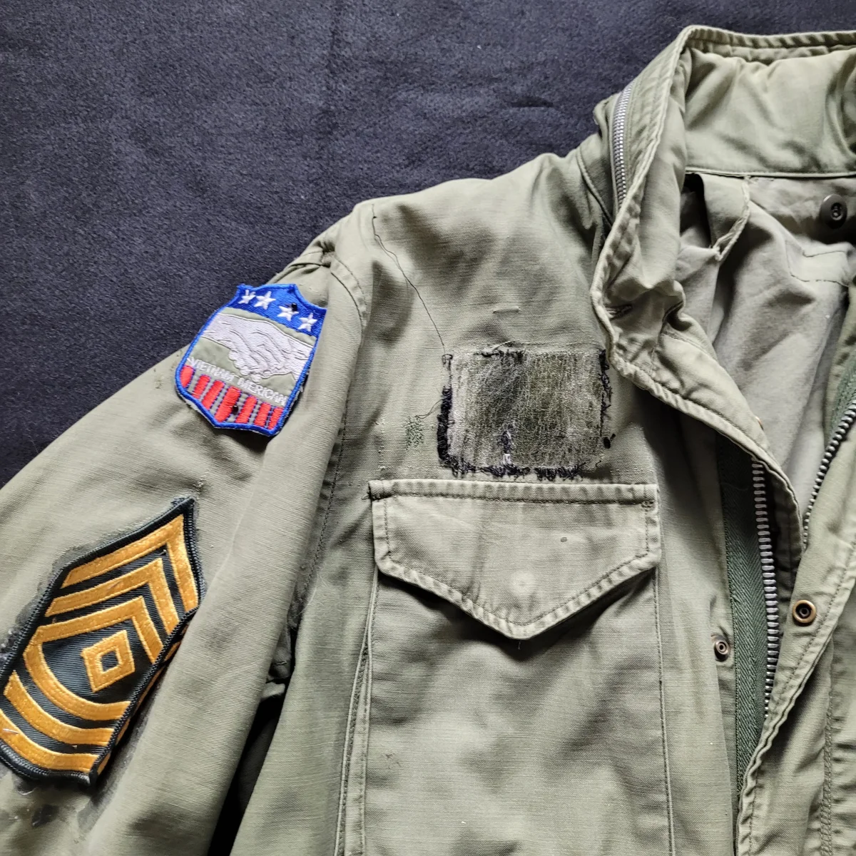 M-1965 FIELD JACKET early VIETNAM – Image 7