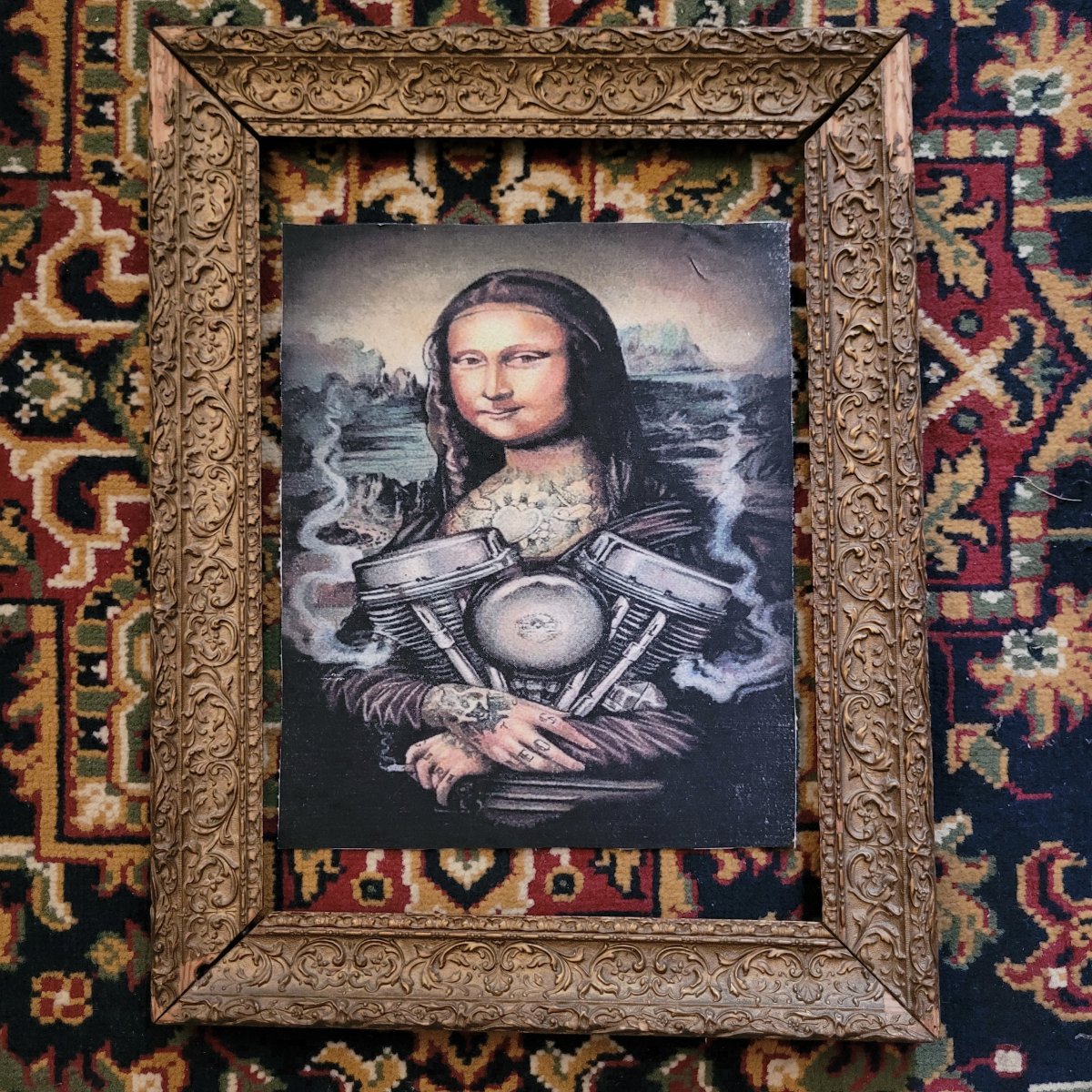 Backpatch "La Joconde Motorcycle" – Image 2