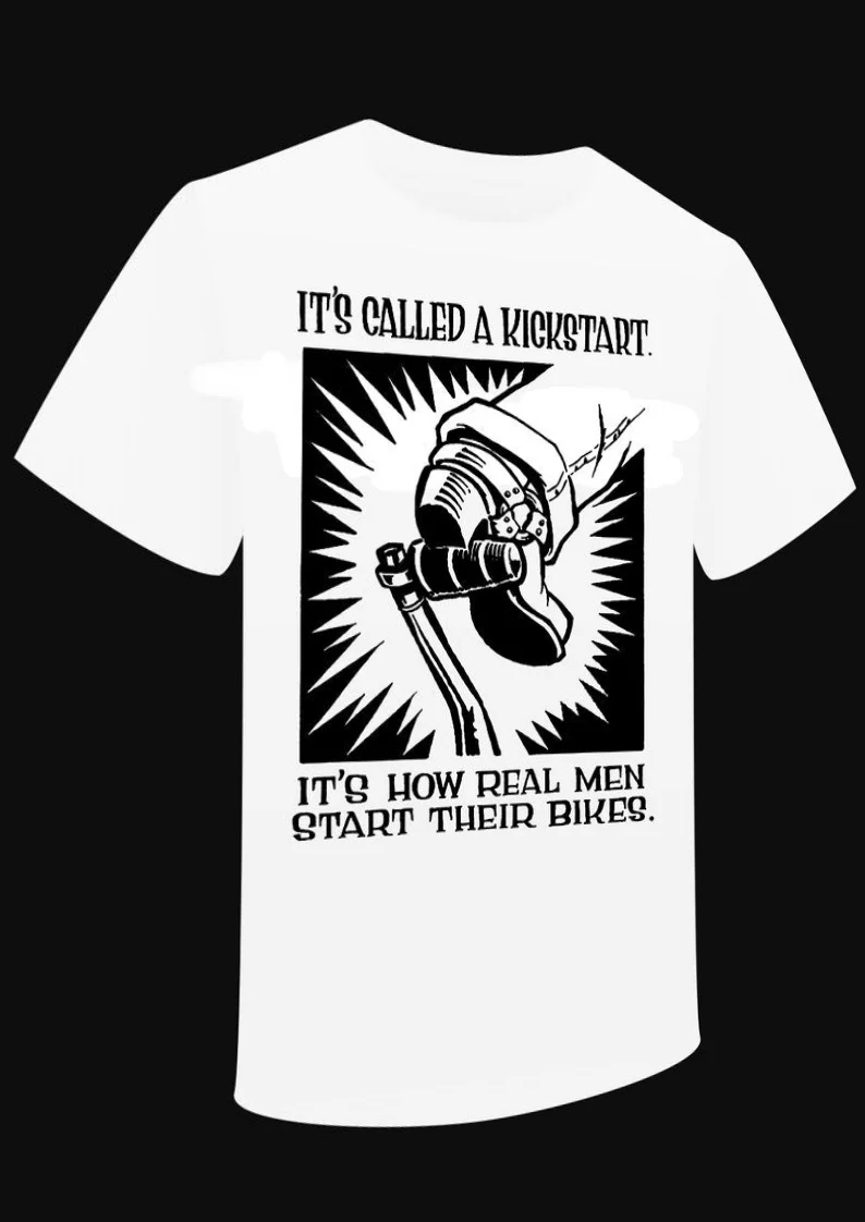 T-shirt "Kickstart" bike – Image 4