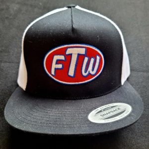 Trucker Cap Brodé "FTW" Version Fond Noir/ Blanc