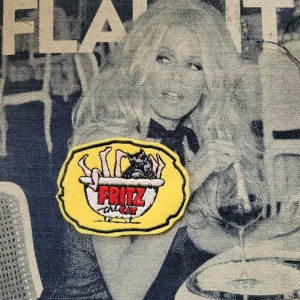 Patch Brodé "Fritz the cat in the bath"